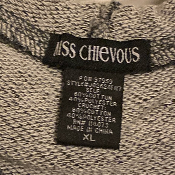 Grey jacket with knit sides - Picture 3 of 3